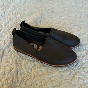 Sorel Ella Slip On Leather Loafer Flats Women’s Shoes